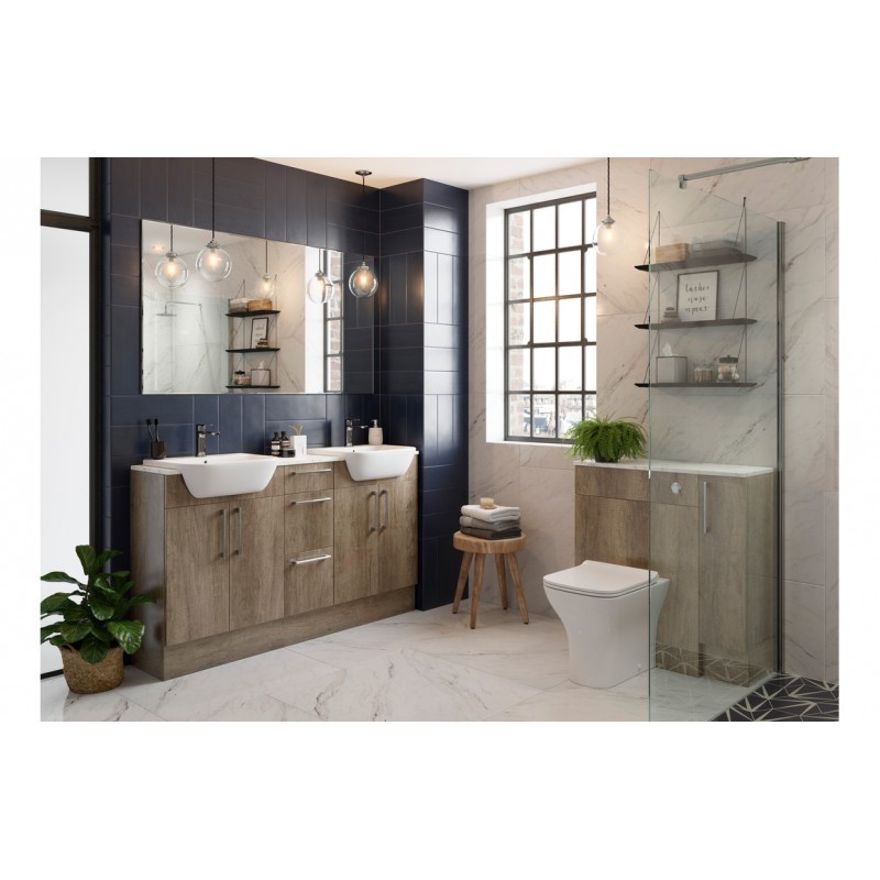 Jessy 200mm Toilet Roll Holder - Nebraska Oak