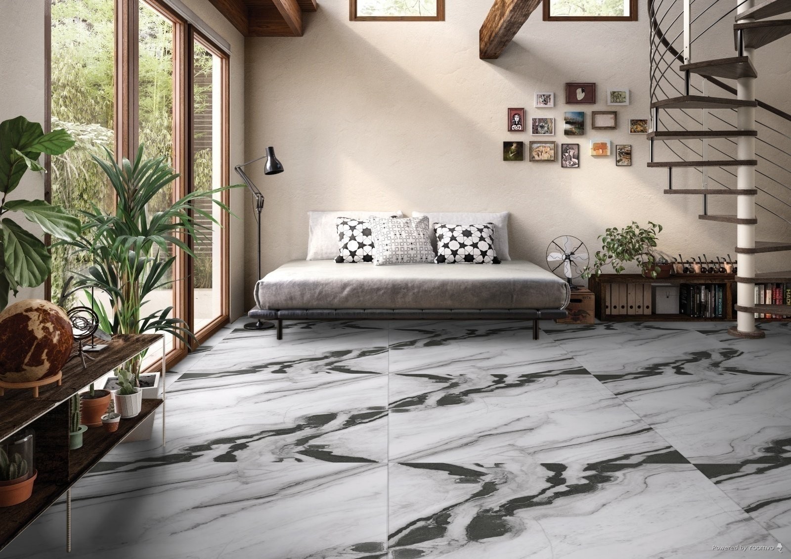 Panda Marble Matt 120x120