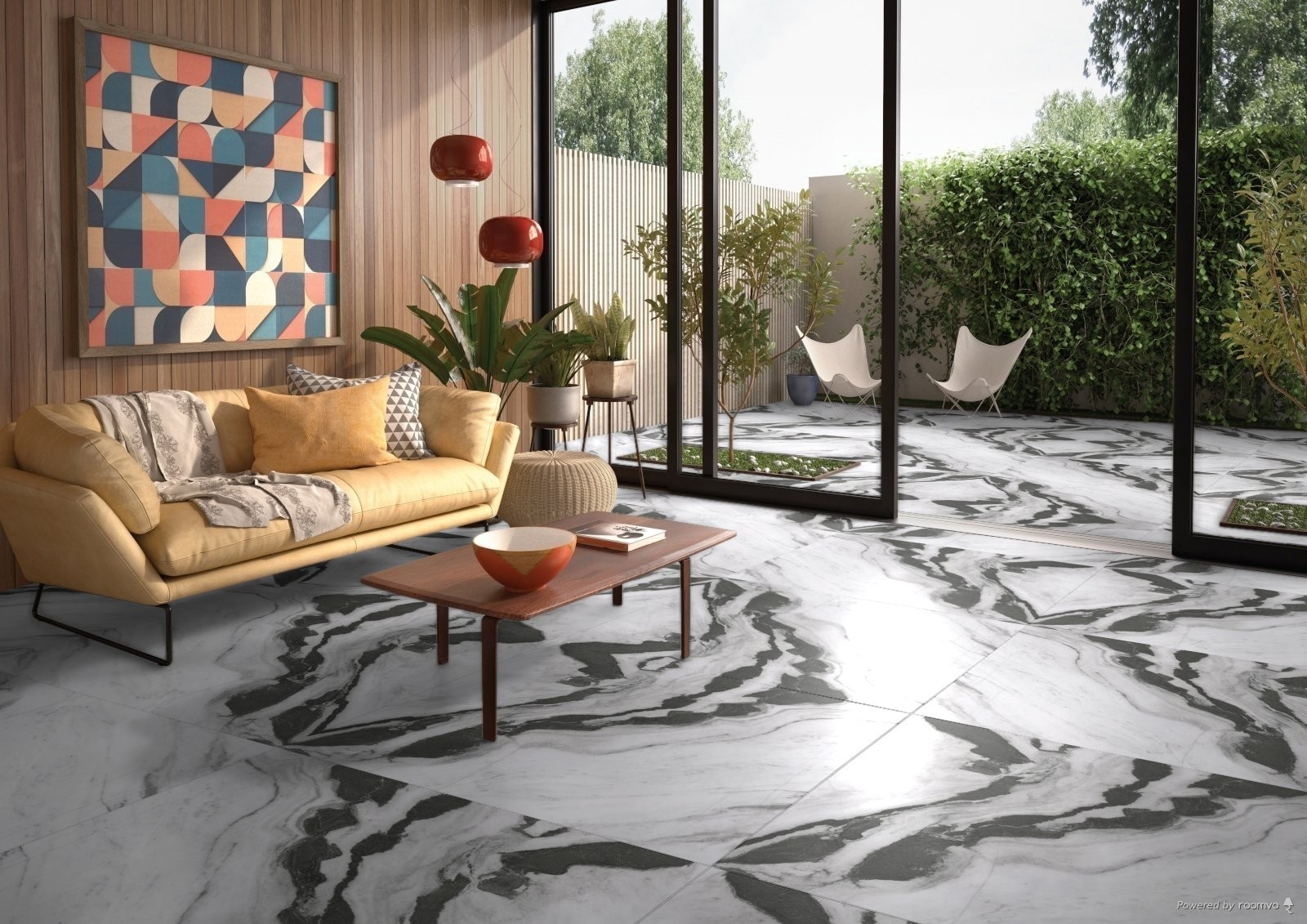 Panda Marble Matt 120x120