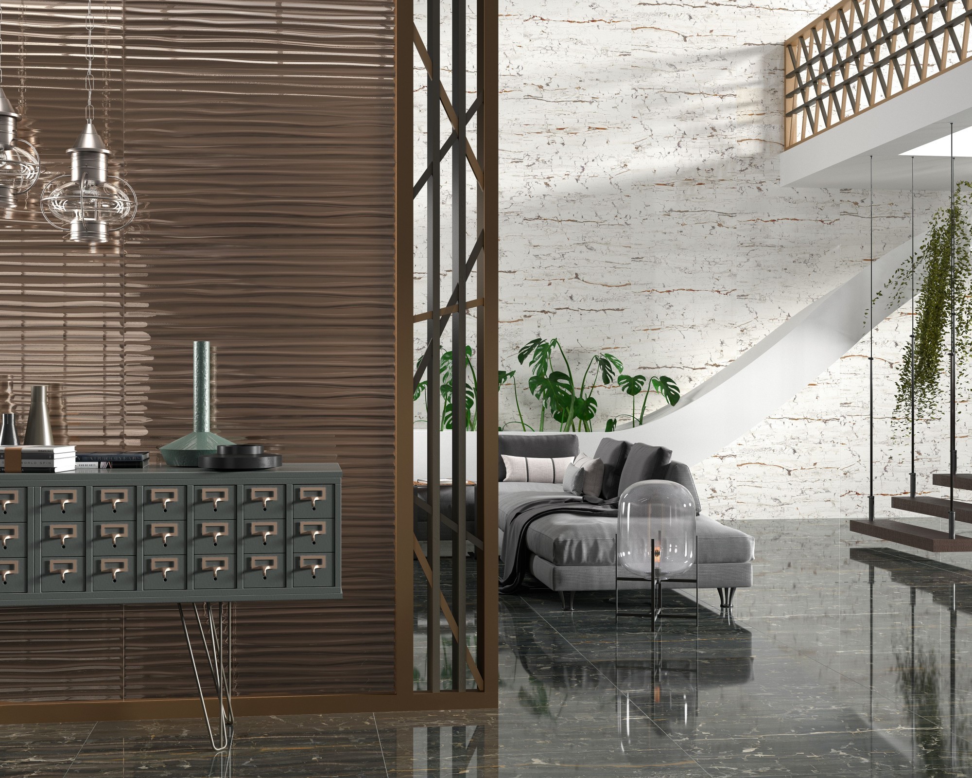 Leonardo Black Polished 30x90