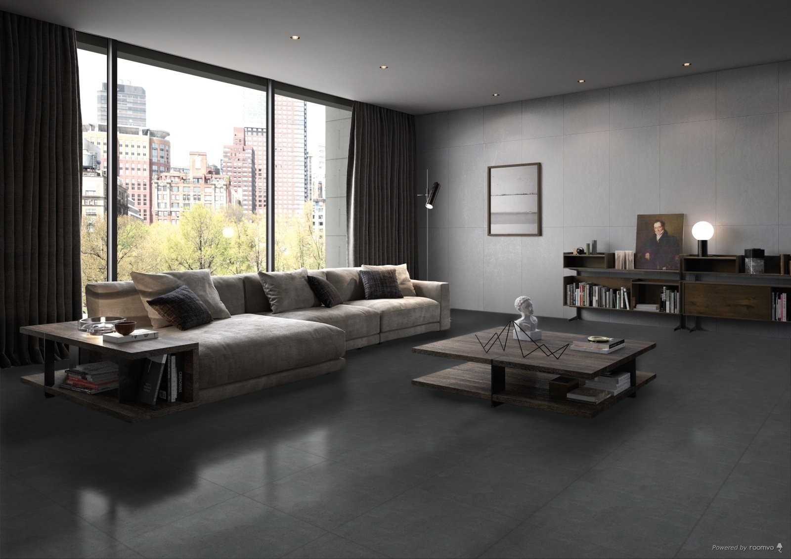 SURFACE 2.0 MID GREY 60X60 20MM