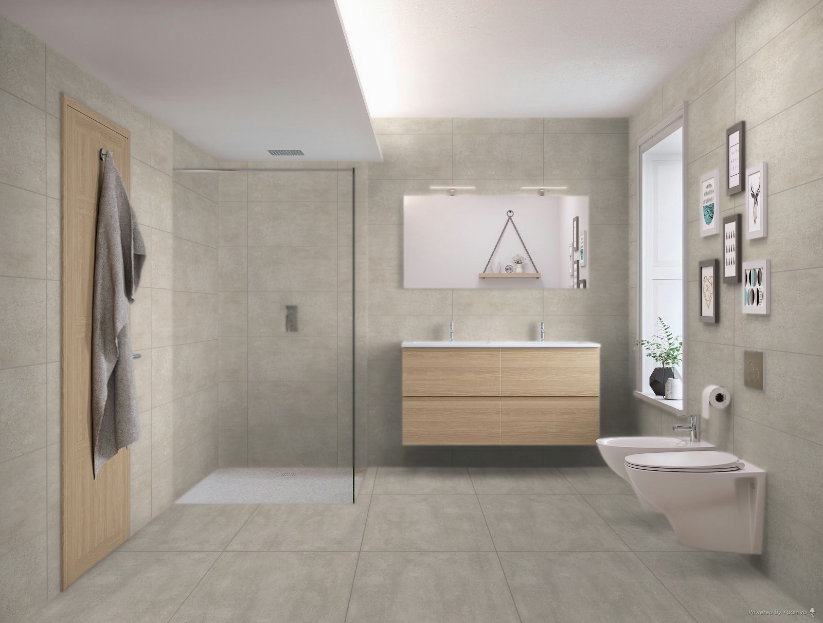Paleo Grey Matt 80x80