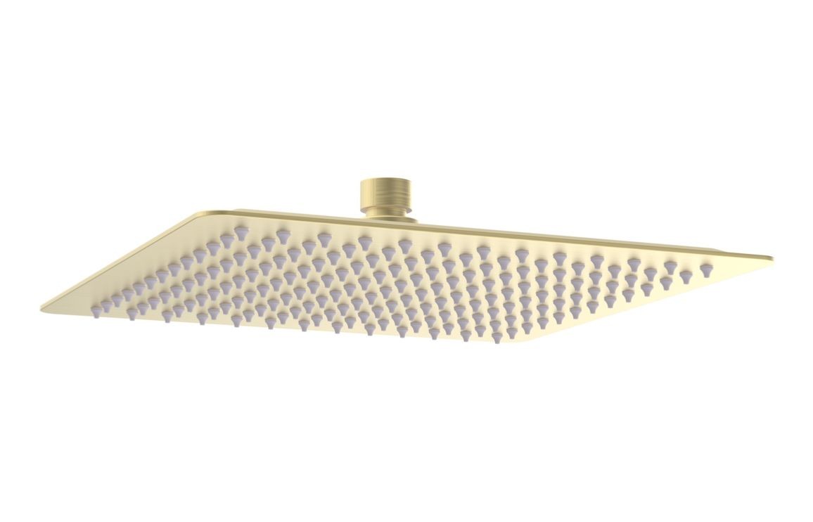 Groves Square Shower Valve & Kit Pack 3 - Brushed Brass