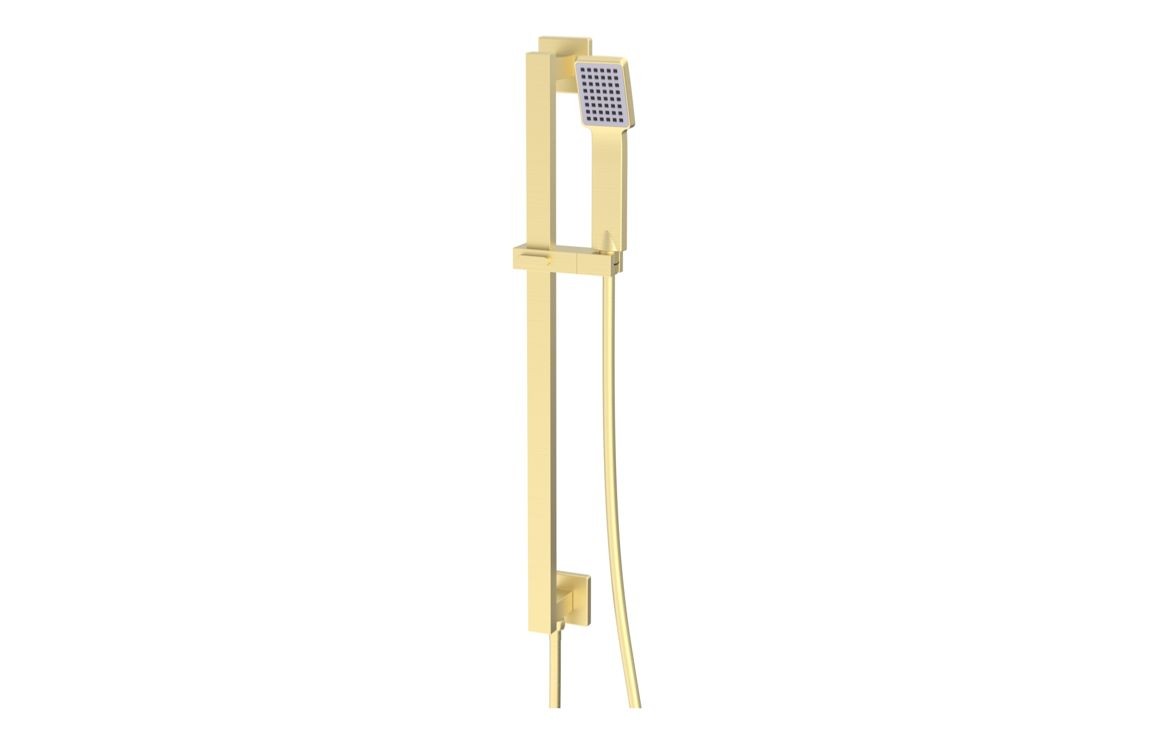 Groves Square Shower Valve & Kit Pack 3 - Brushed Brass