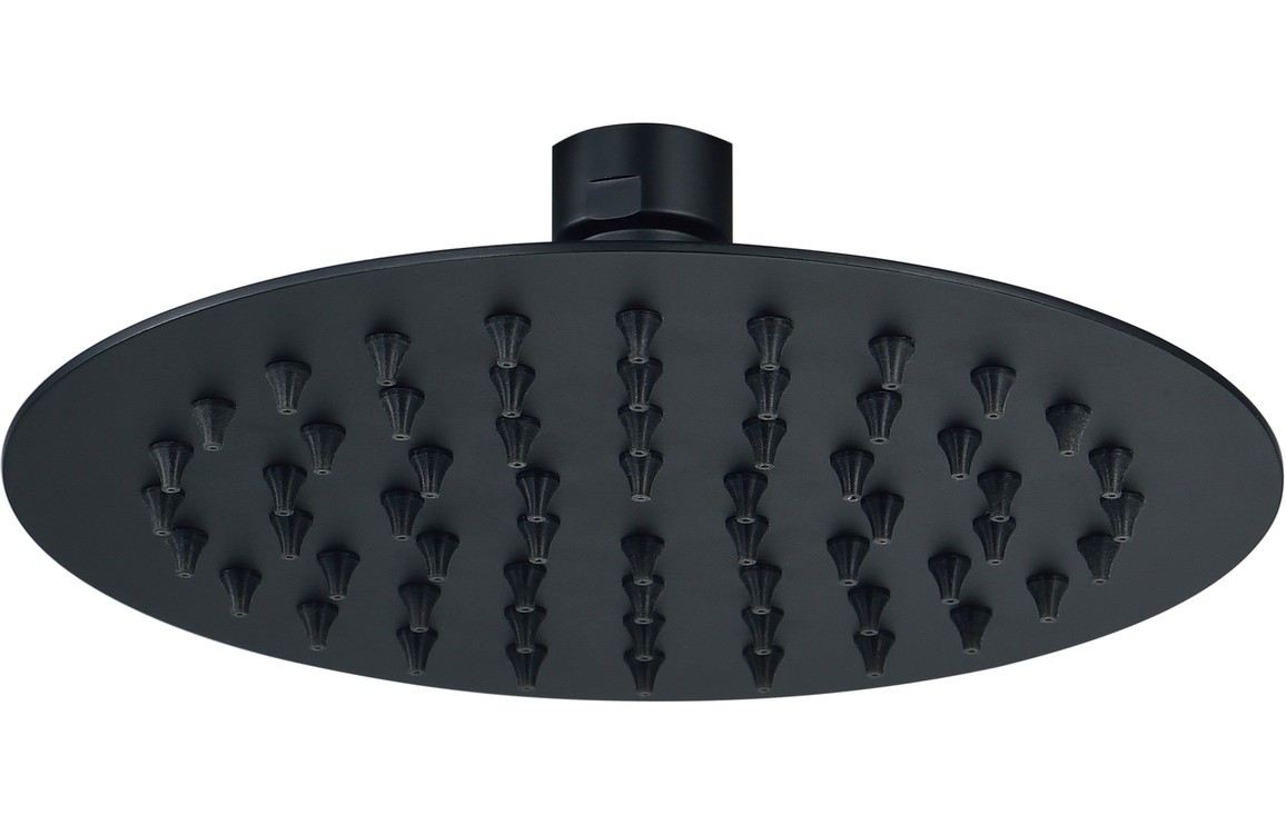 Barley Round Shower Valve & Kit Pack 1 - Matt Black