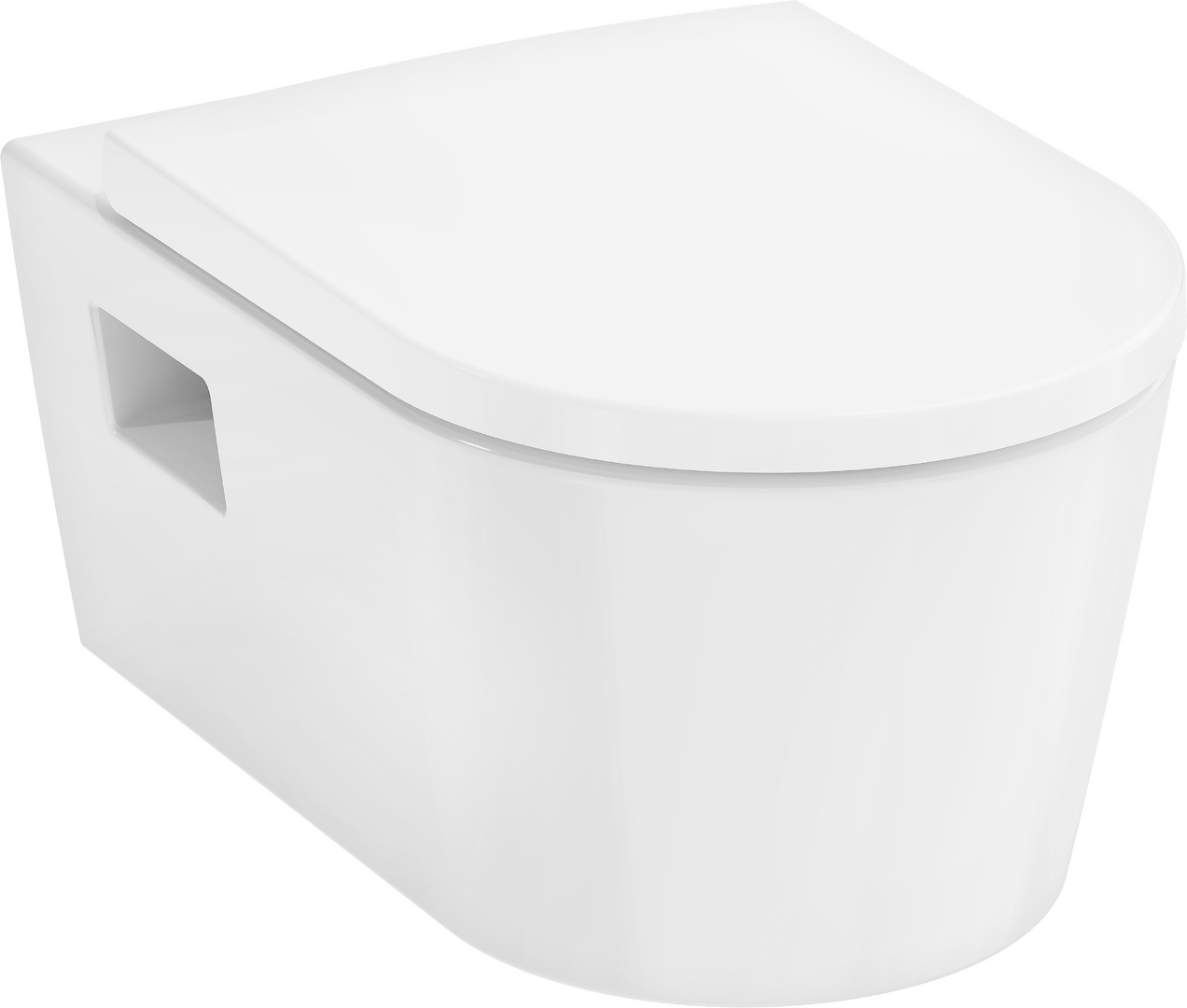 Elupura Original S Wall Hung Wc Set 540 Aquachannel Flush With Wc Seat And Cover With Softclose And Quickrelease